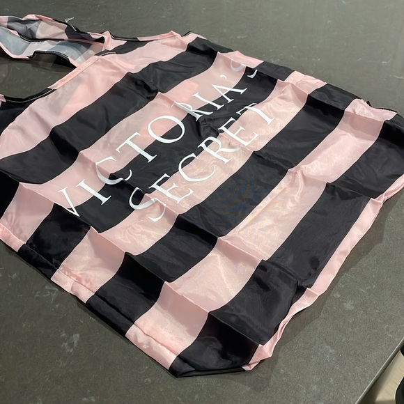 Victoria’s Secret Striped Packable Foldable Tote Bag - Picture 9 of 11